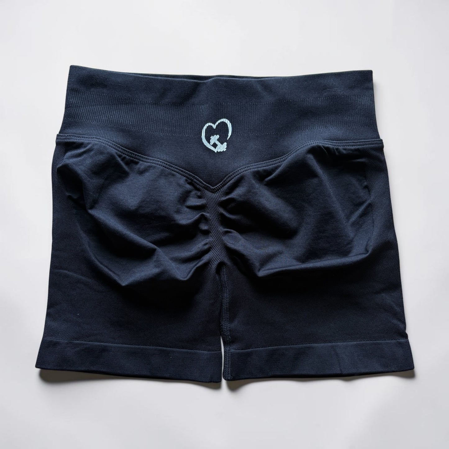 Black Scrunch Shorts