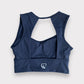 Navy Blue Deluxe Sports Bra