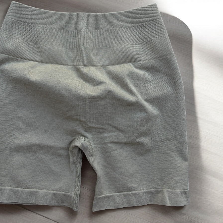 Nude Scrunch Shorts