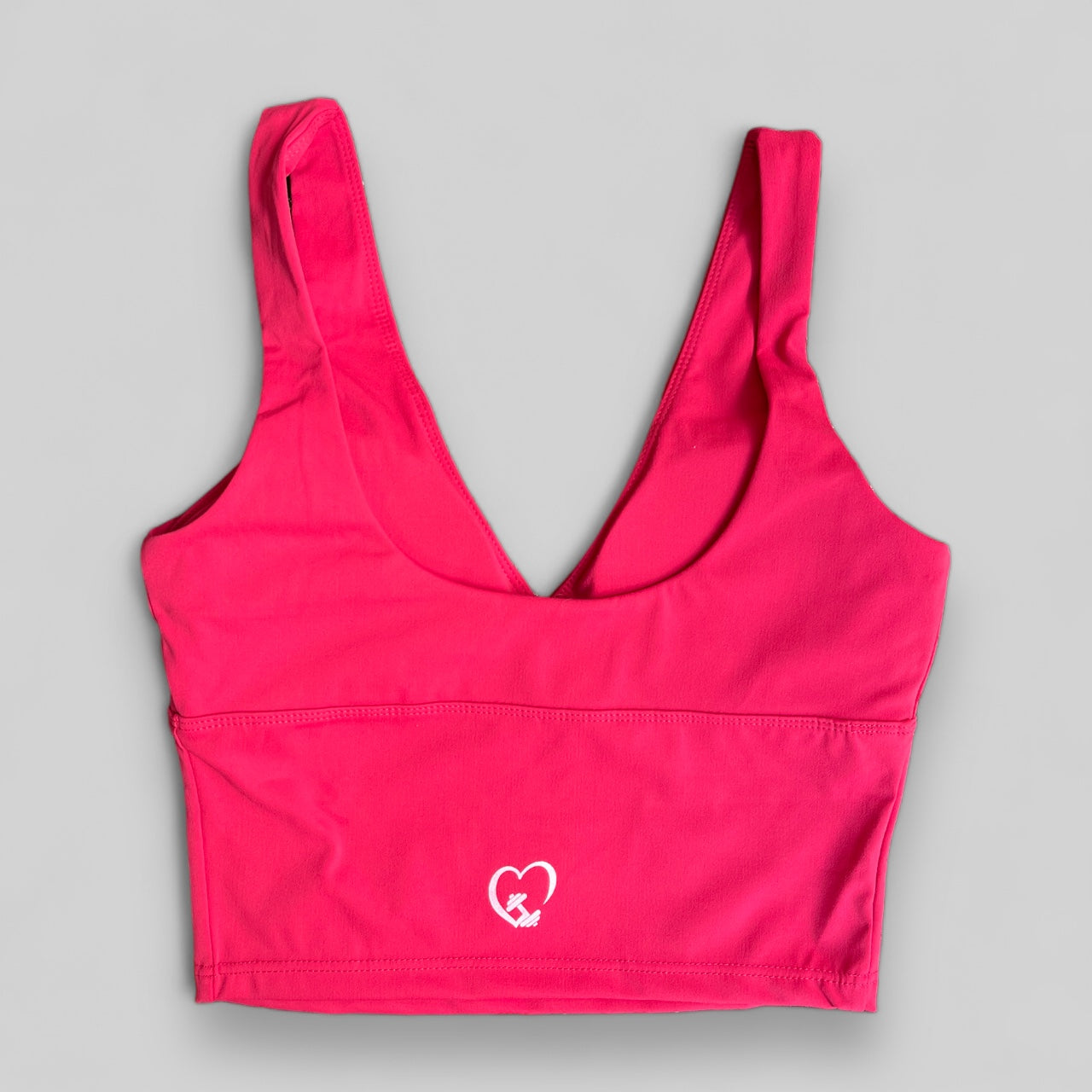 Rosy V Neck Sports Bra