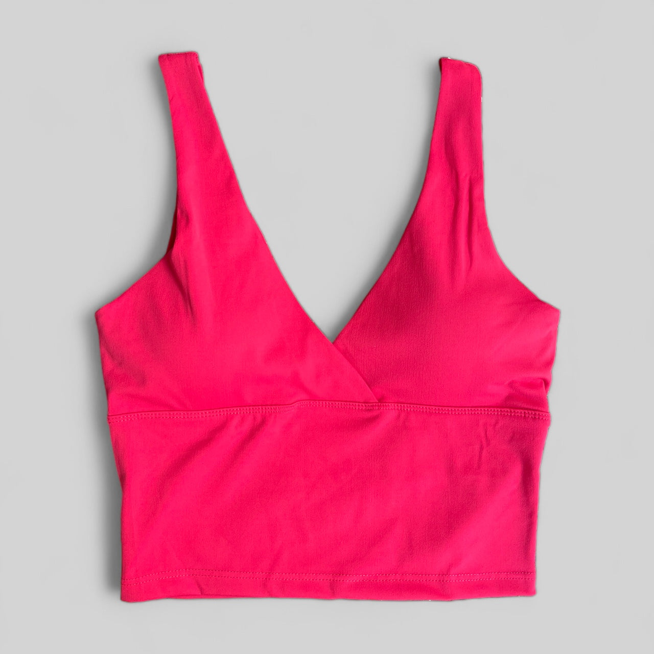 Rosy V Neck Sports Bra