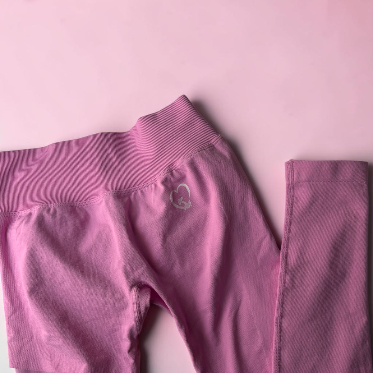 Baby Pink Scrunch Leggings