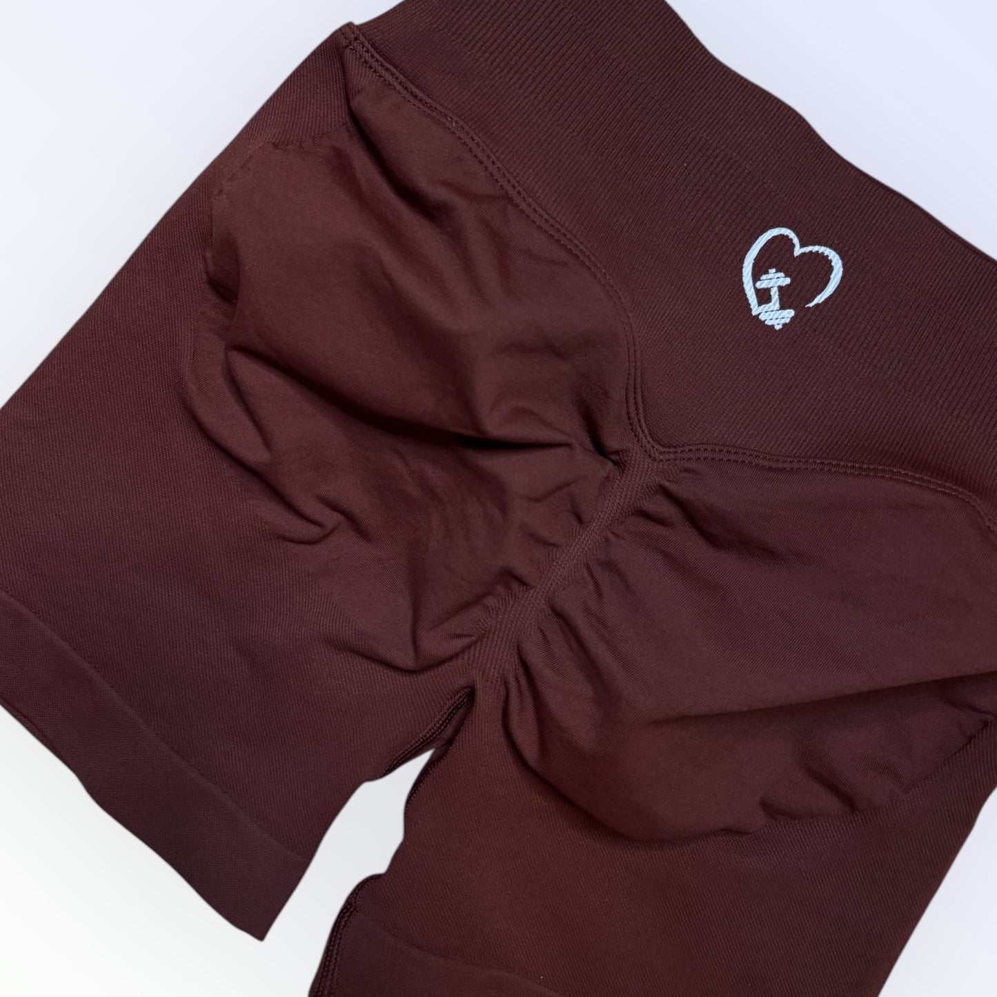 Coffee Brown Scrunch Shorts