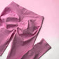 Baby Pink Scrunch Leggings