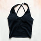 Black Cross back Bra
