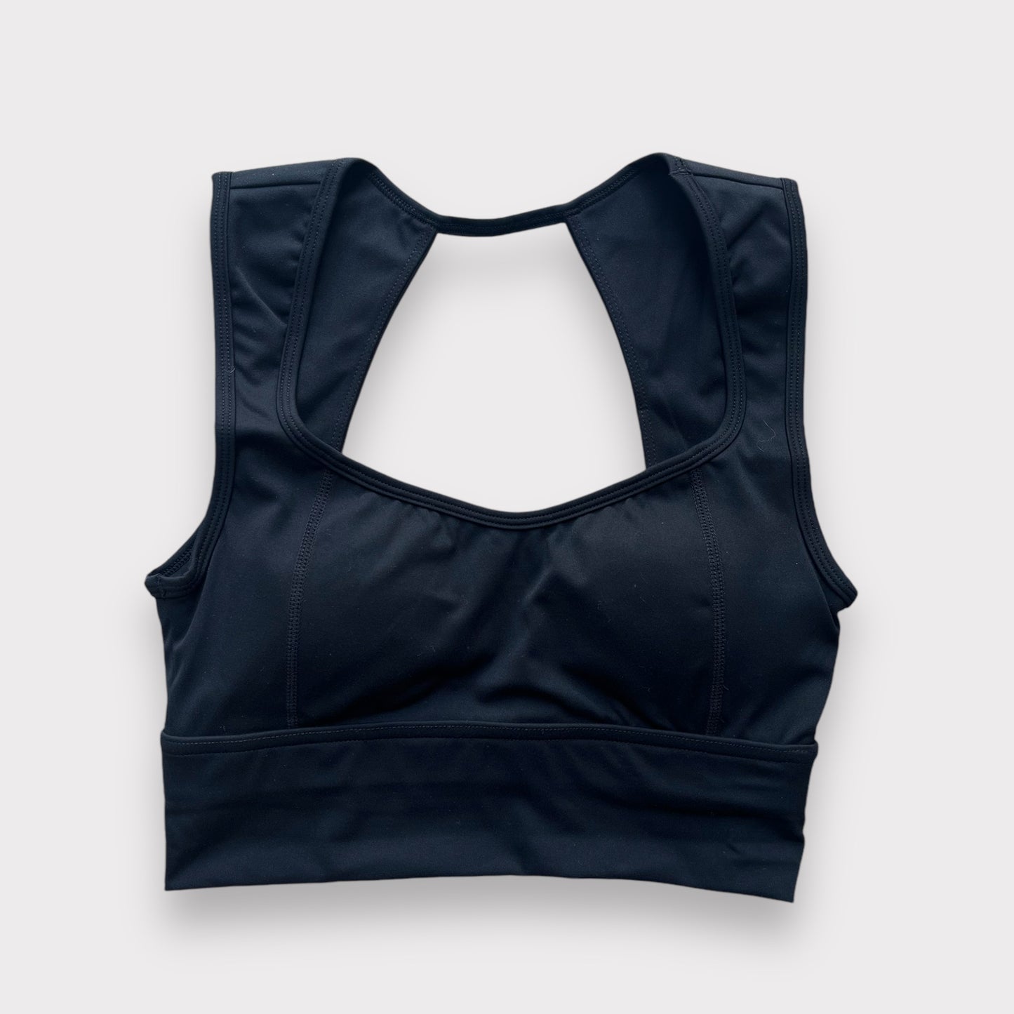 Black Deluxe Sports Bra