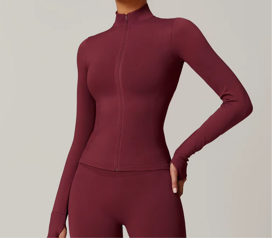 Wine Seamless Jacket