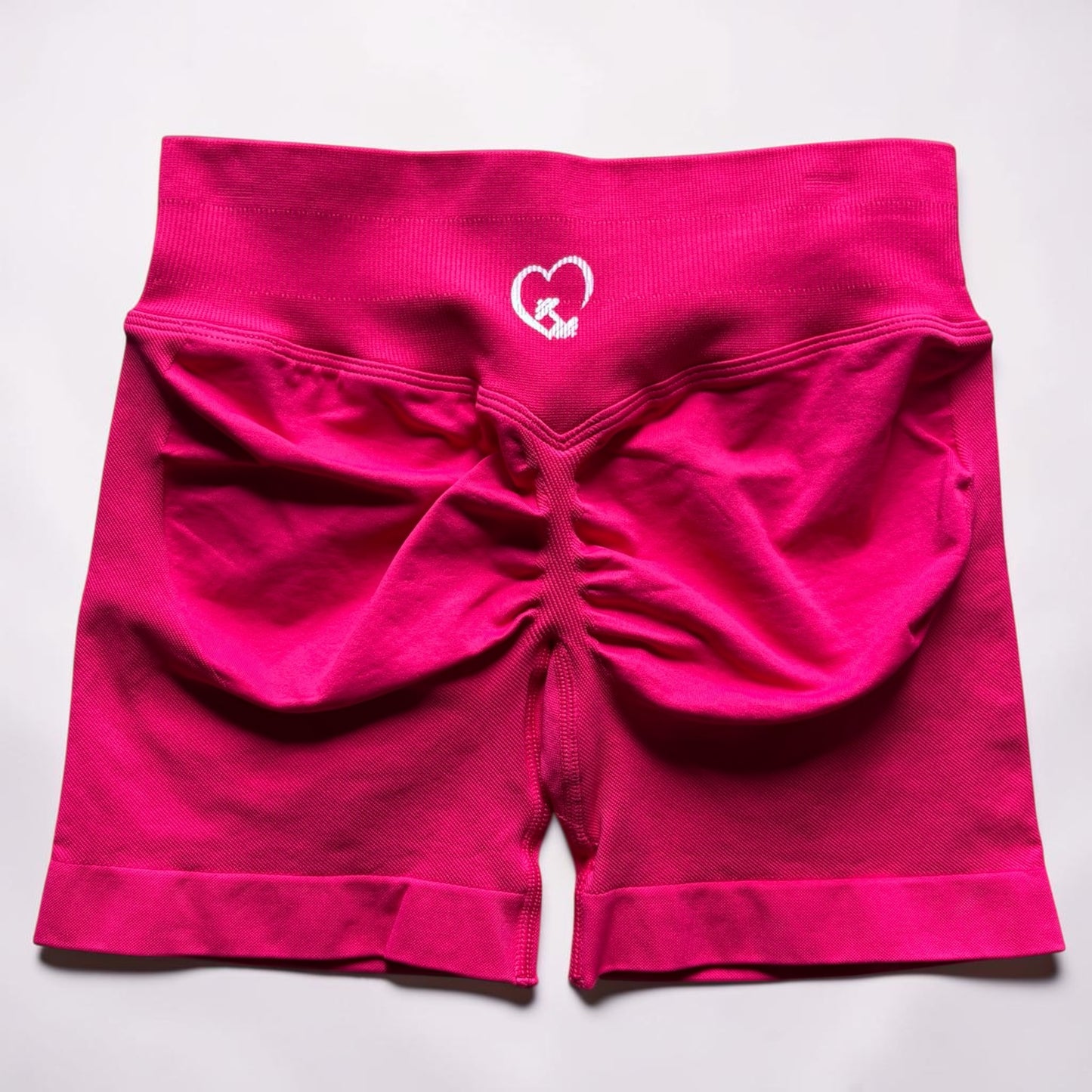 Hot Pink Scrunch Shorts