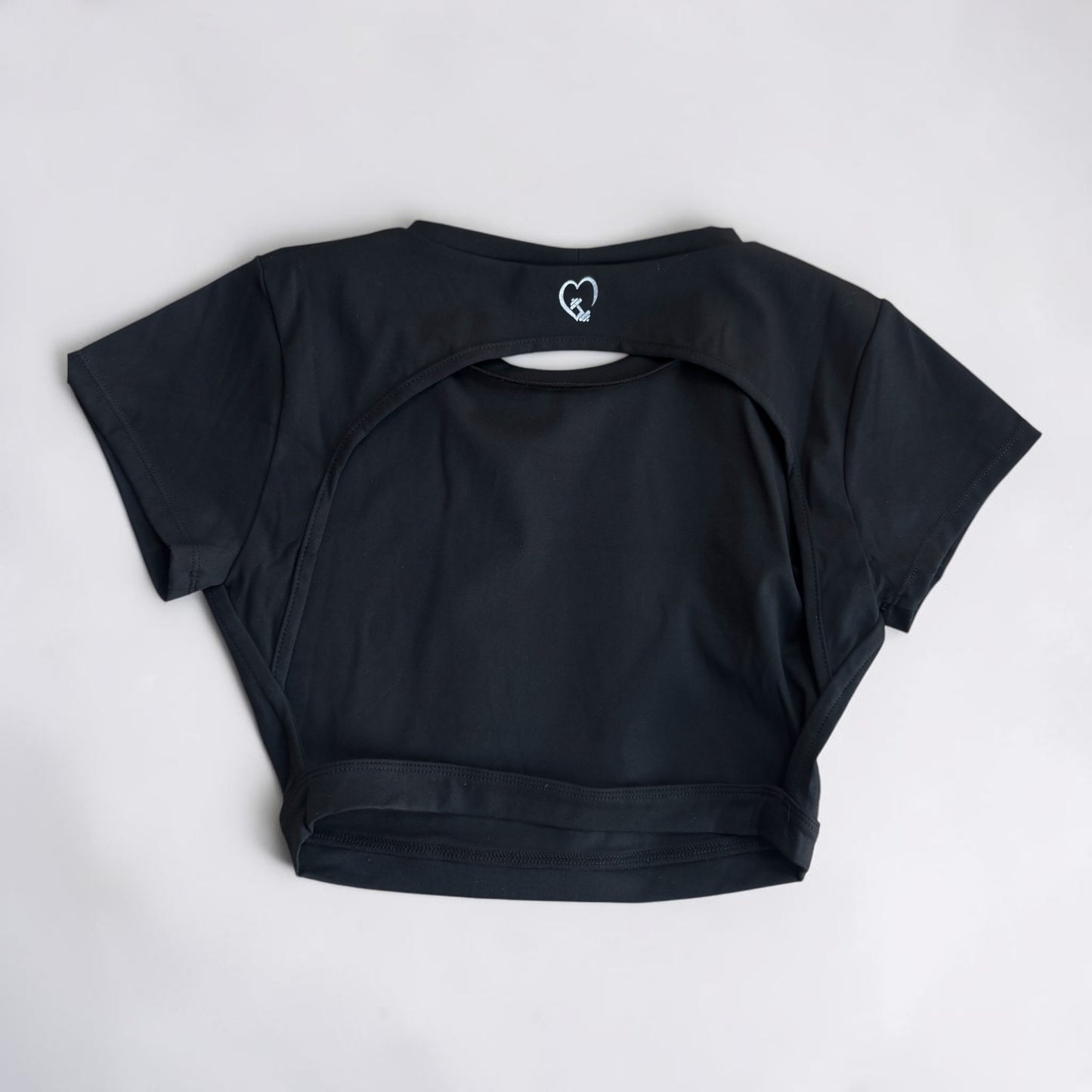 Open Back Black Top
