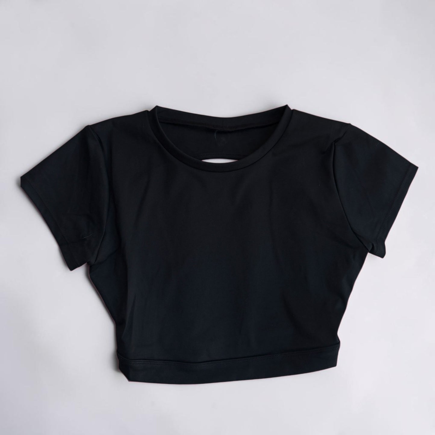 Open Back Black Top